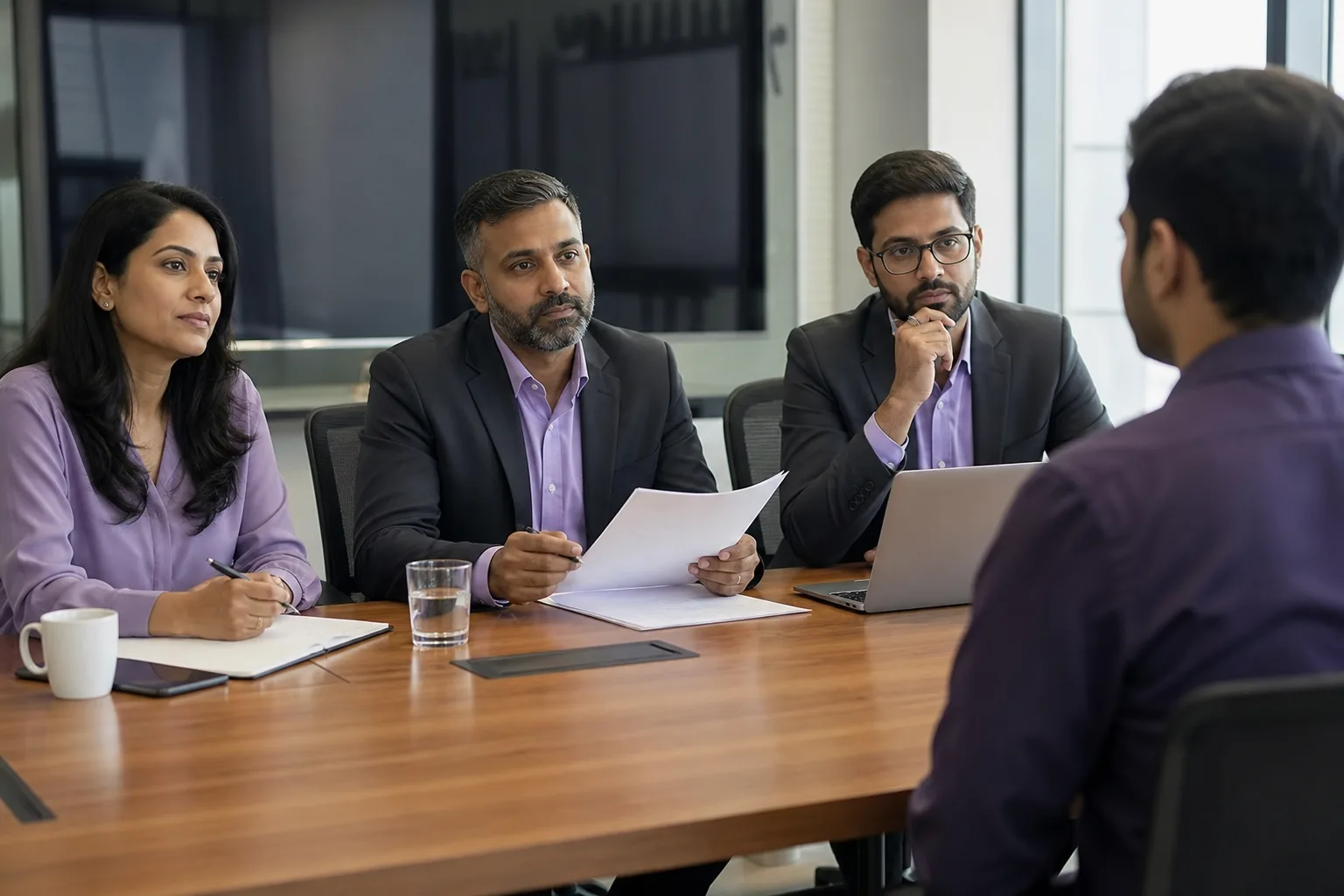 Human review of hiring evidence