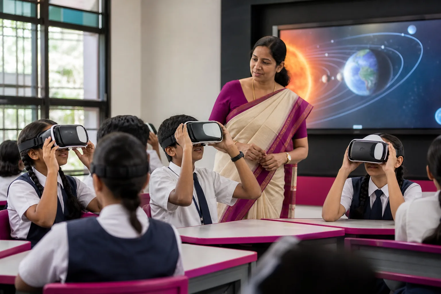 Preparing students for an immersive lesson