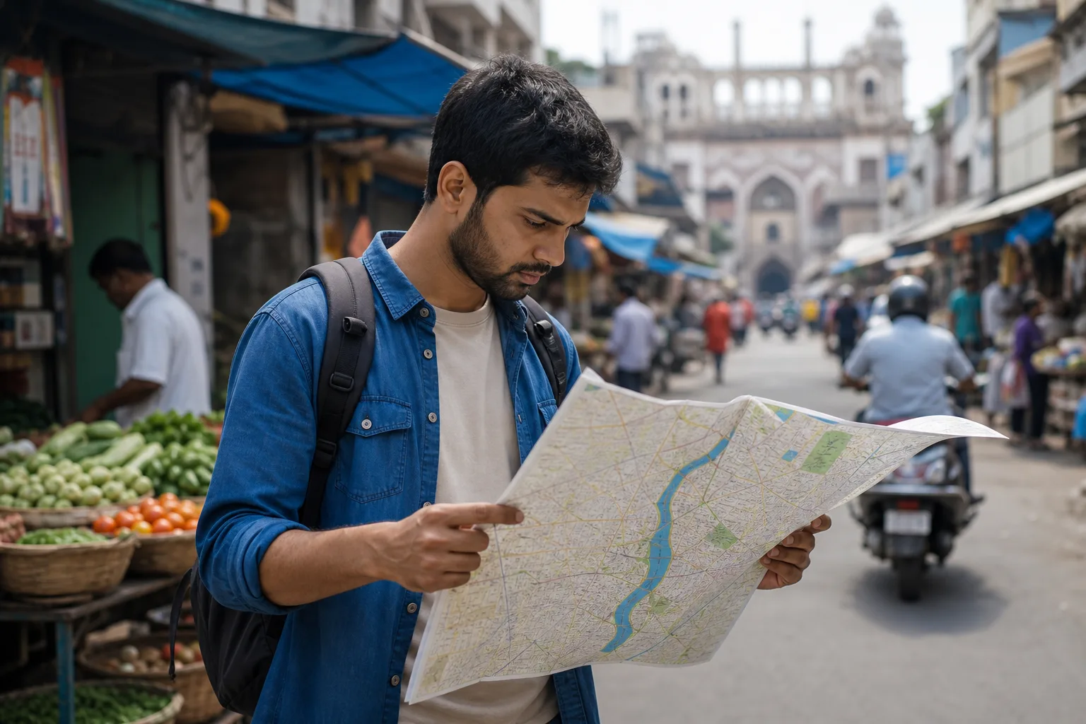 Planning an efficient local market visit