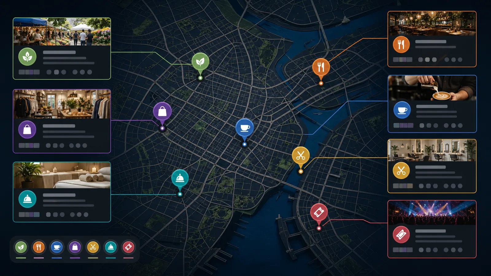 Trust signals for evaluating a local business, including identity, reviews and written terms