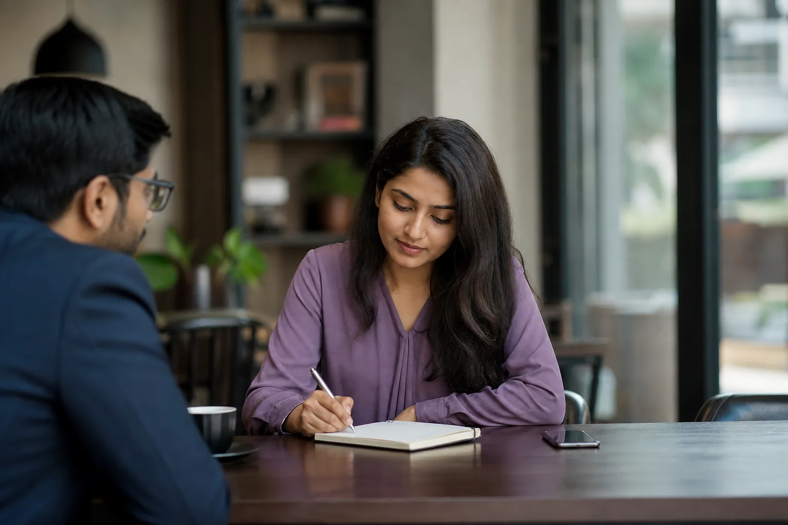 Professional networking and follow-up