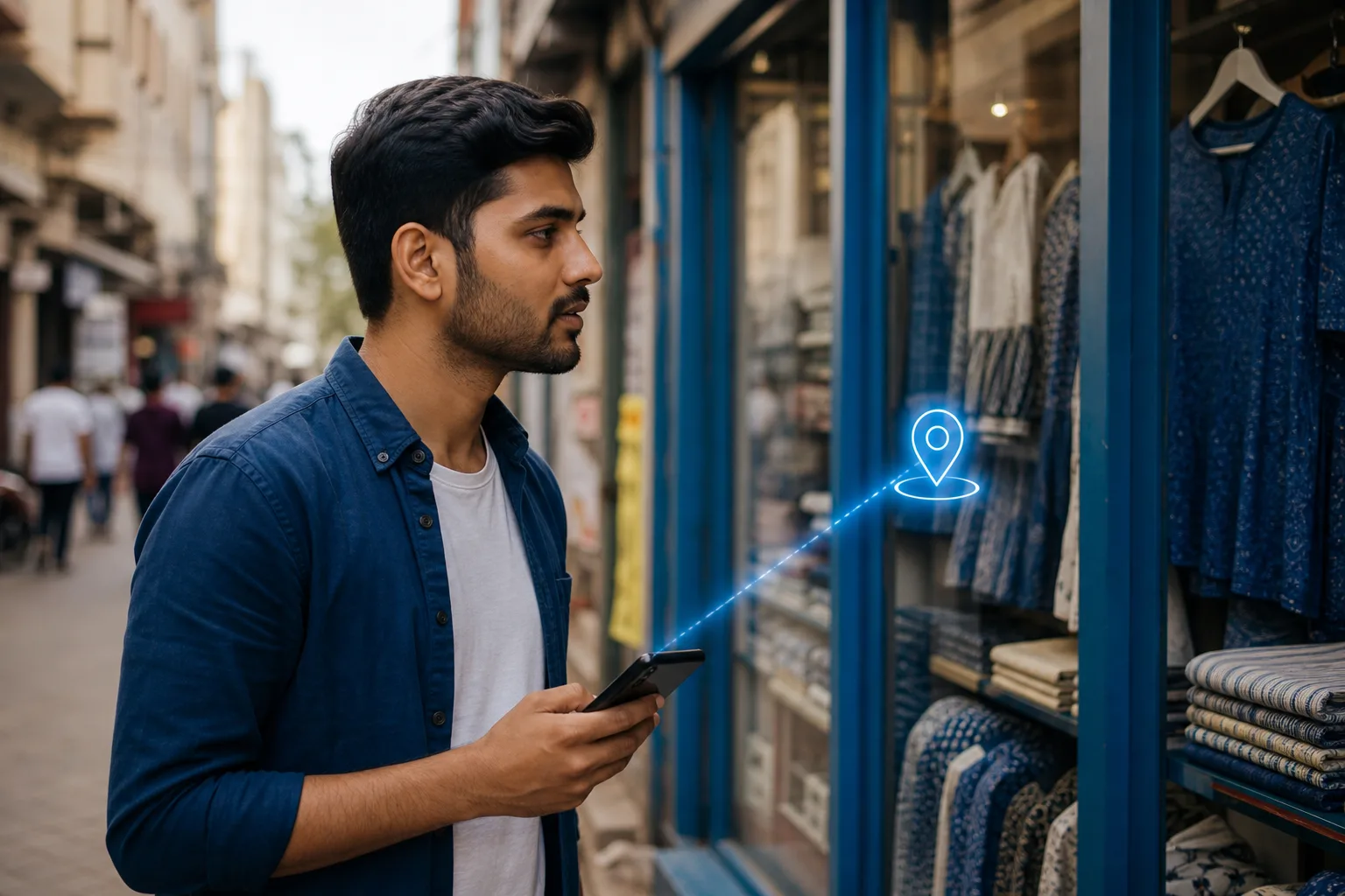Local intent interpreted by an AI system
