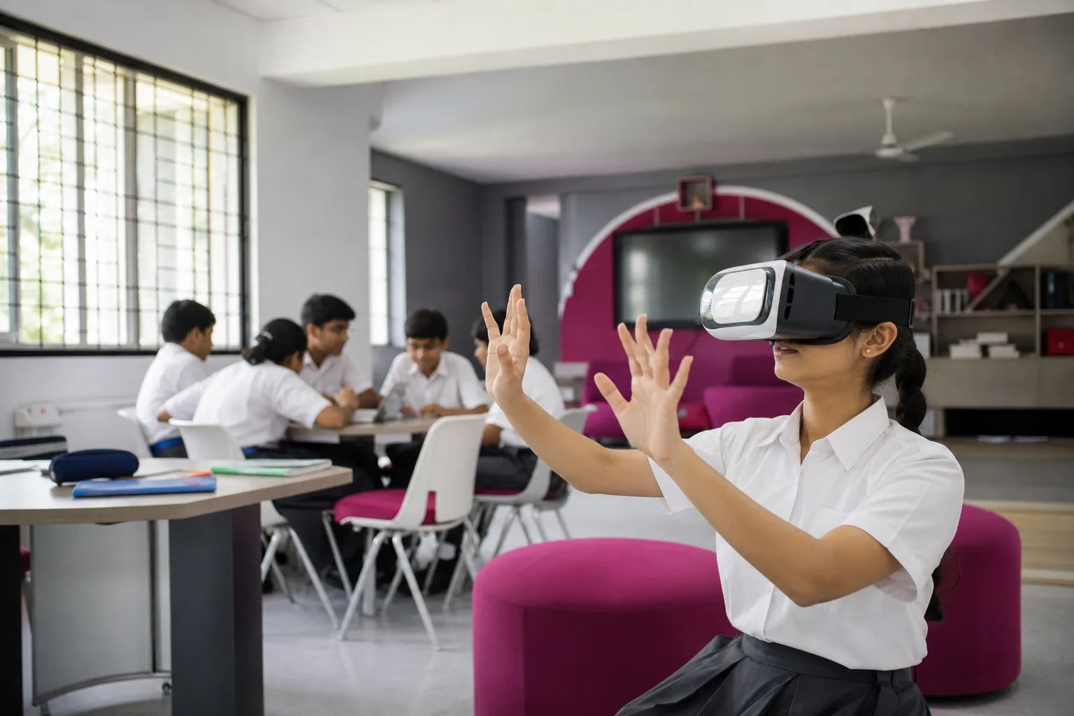 Planning a safe immersive learning space